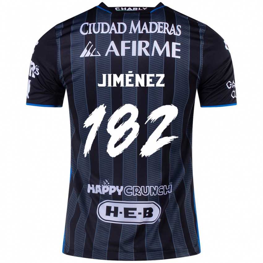 Niño Camiseta Carlos Jiménez #182 Blanco Negro 2ª Equipación 2024/25 La Camisa Argentina