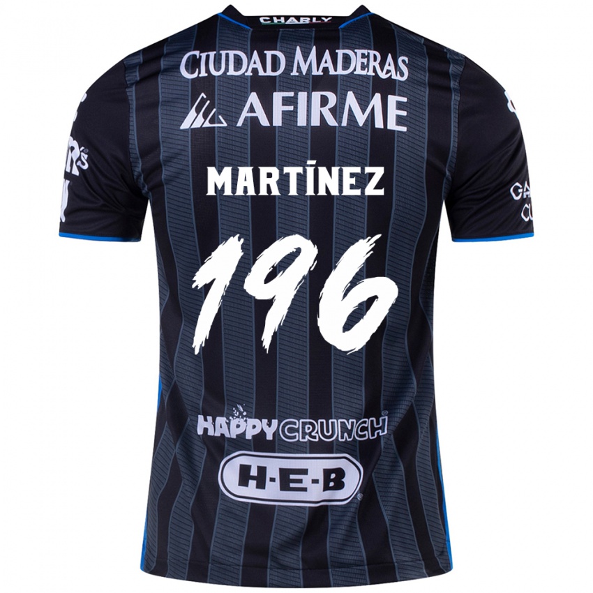 Niño Camiseta Diego Martínez #196 Blanco Negro 2ª Equipación 2024/25 La Camisa Argentina