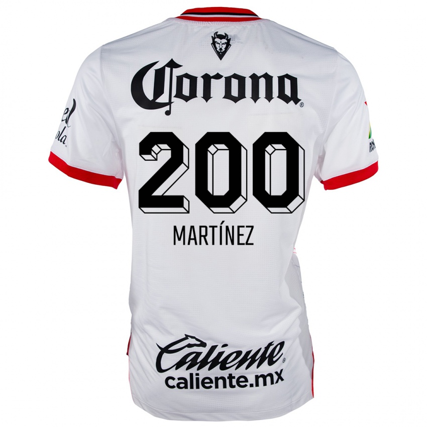 Niño Camiseta Edgar Martínez #200 Blanco Rojo 2ª Equipación 2024/25 La Camisa Argentina