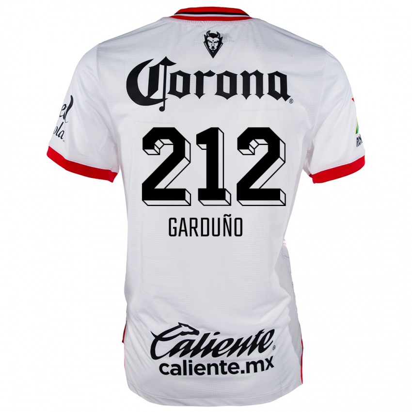 Niño Camiseta Carlos Garduño #212 Blanco Rojo 2ª Equipación 2024/25 La Camisa Argentina