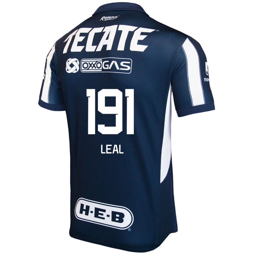 Hombre Camiseta Jesús Leal #191 Azul Rojo Blanco 1ª Equipación 2024/25 La Camisa Argentina