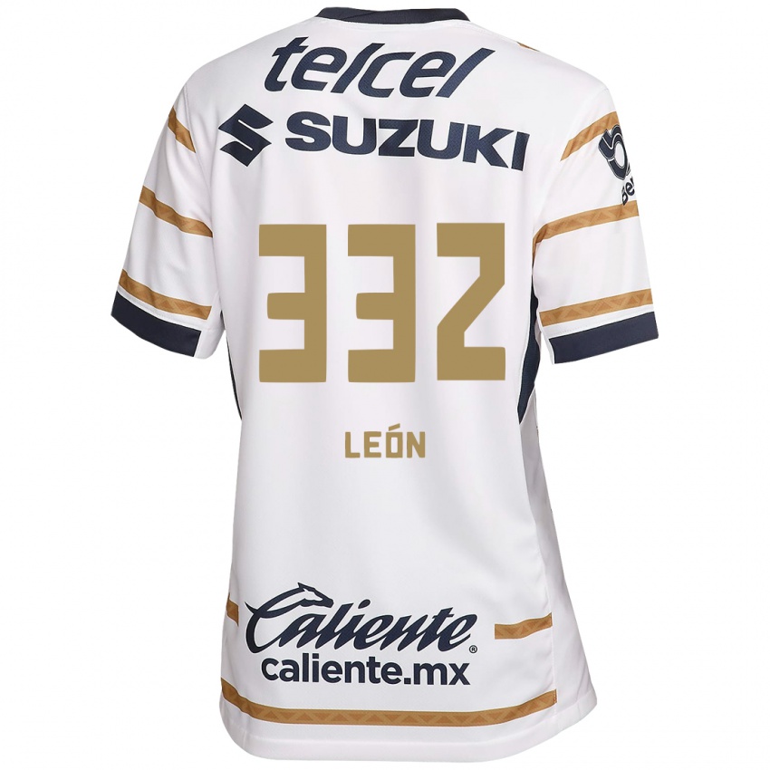 Hombre Camiseta Andryk León #332 Obsidiana Blanca 1ª Equipación 2024/25 La Camisa Argentina