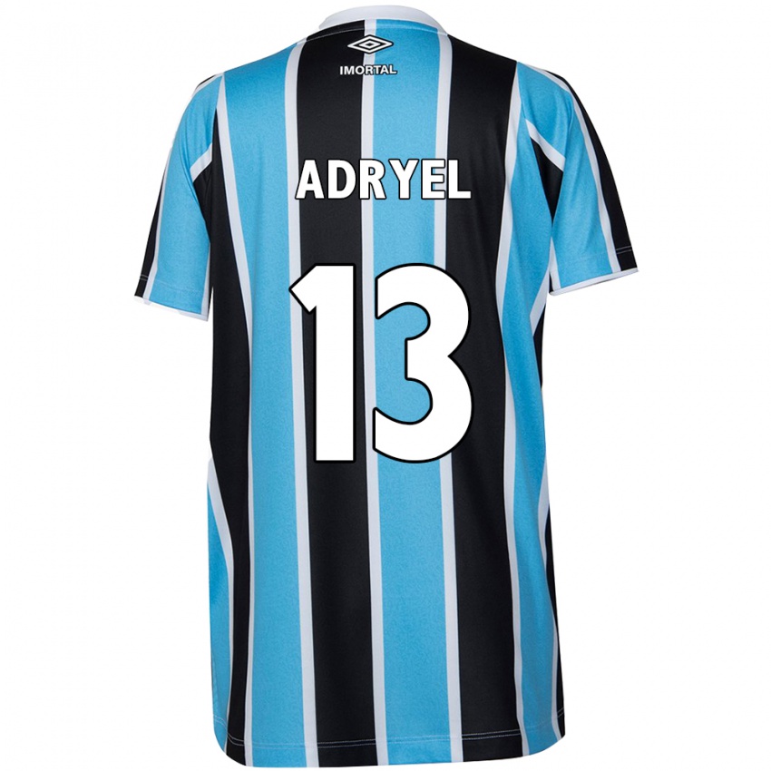 Hombre Camiseta Adryel #13 Azul Negro Blanco 1ª Equipación 2024/25 La Camisa Argentina