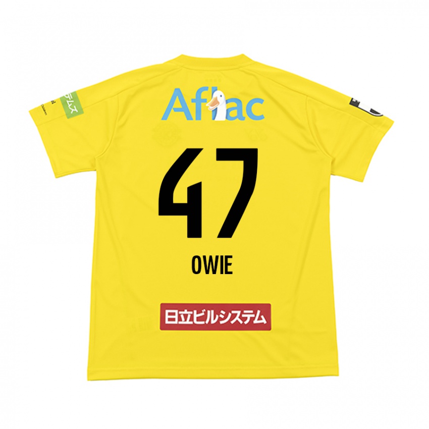 Hombre Camiseta William Owie #47 Amarillo Negro 1ª Equipación 2024/25 La Camisa Argentina