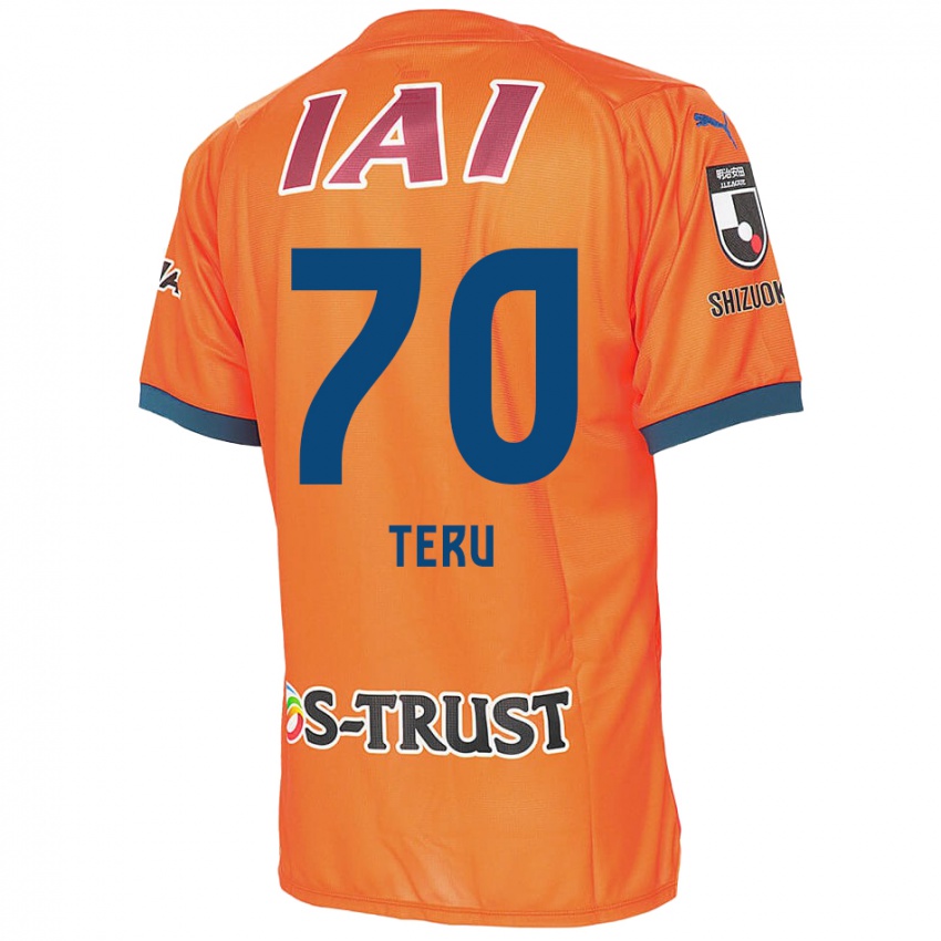 Hombre Camiseta Teruki Hara #70 Naranja Azul 1ª Equipación 2024/25 La Camisa Argentina