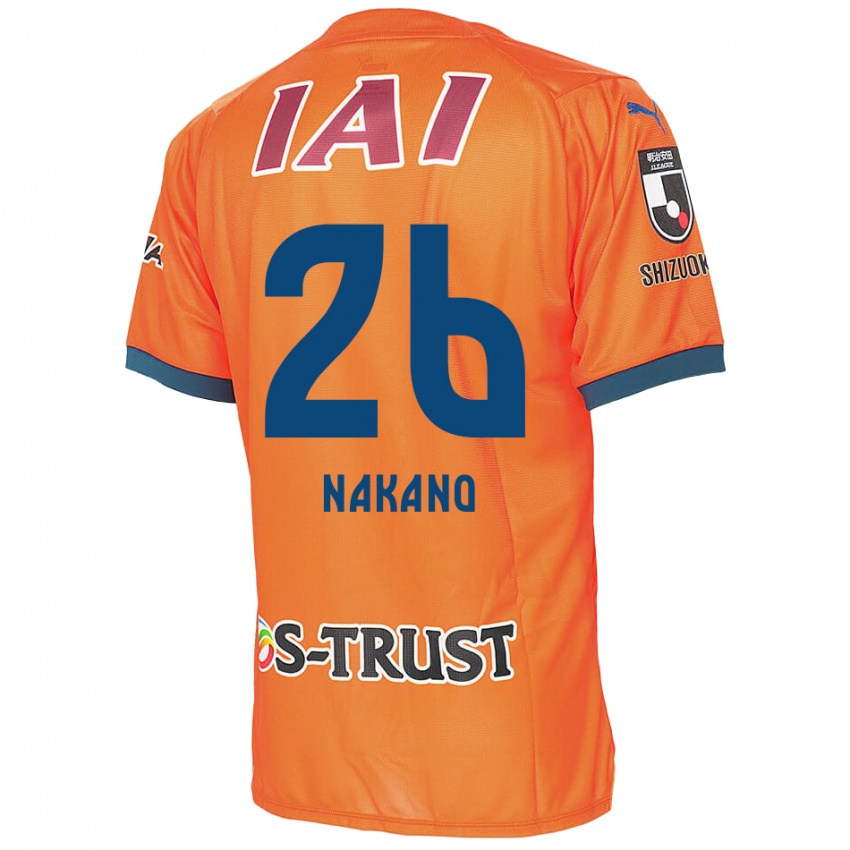 Hombre Camiseta Takeru Nakano #26 Naranja Azul 1ª Equipación 2024/25 La Camisa Argentina