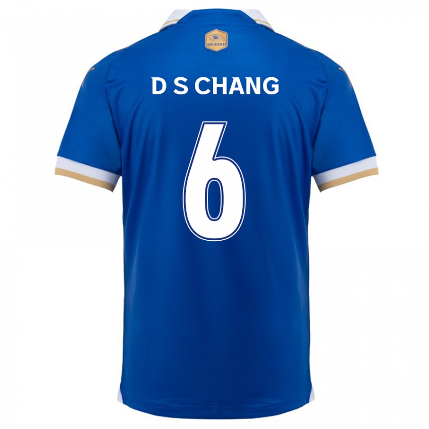 Hombre Camiseta Se-Dong Chang #6 Azul Blanco 1ª Equipación 2024/25 La Camisa Argentina