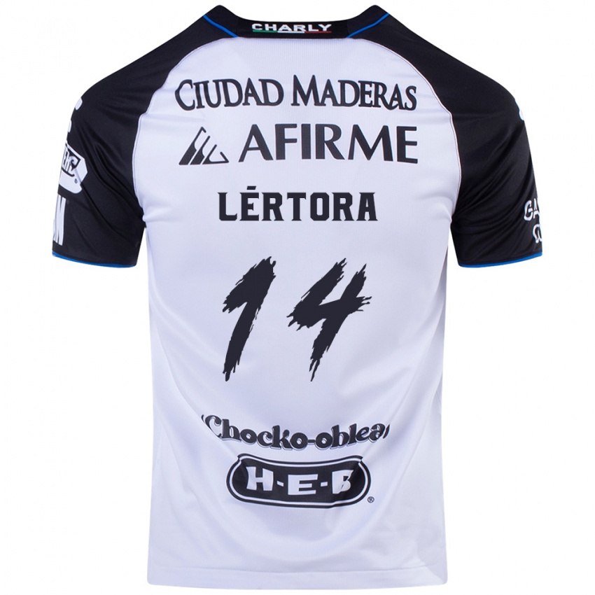 Hombre Camiseta Federico Lértora #14 Azul Negro 1ª Equipación 2024/25 La Camisa Argentina