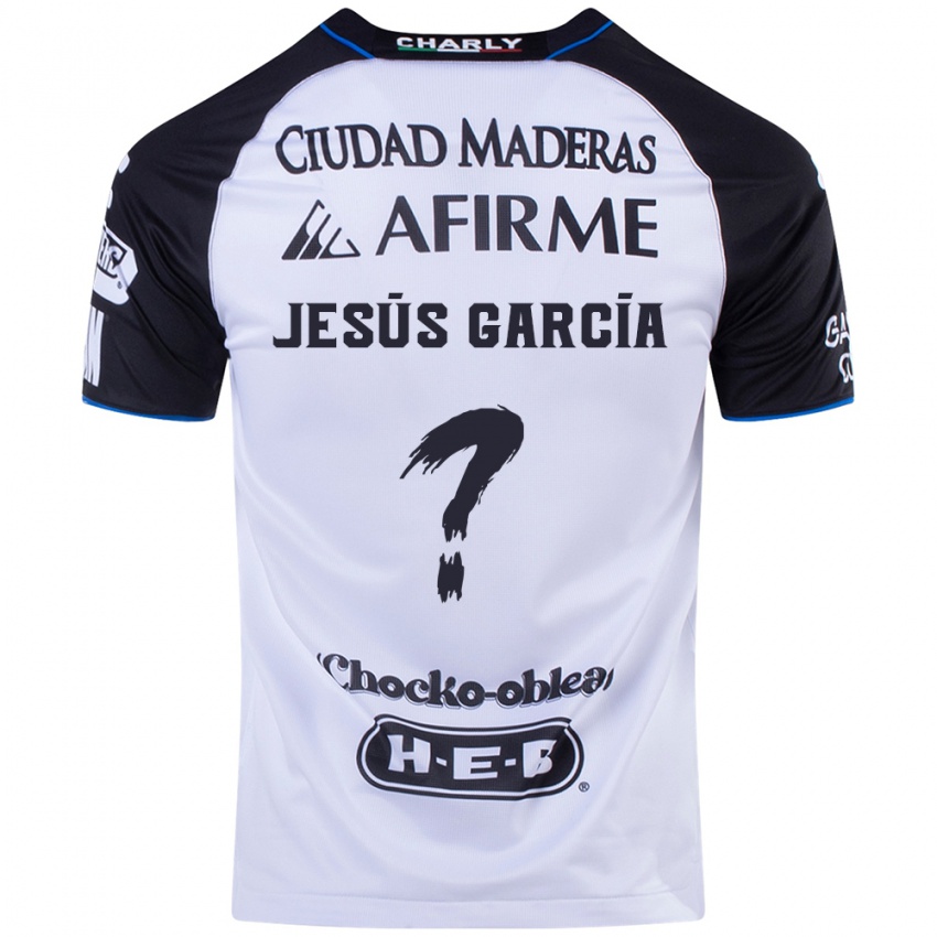 Hombre Camiseta Jesús García #0 Azul Negro 1ª Equipación 2024/25 La Camisa Argentina