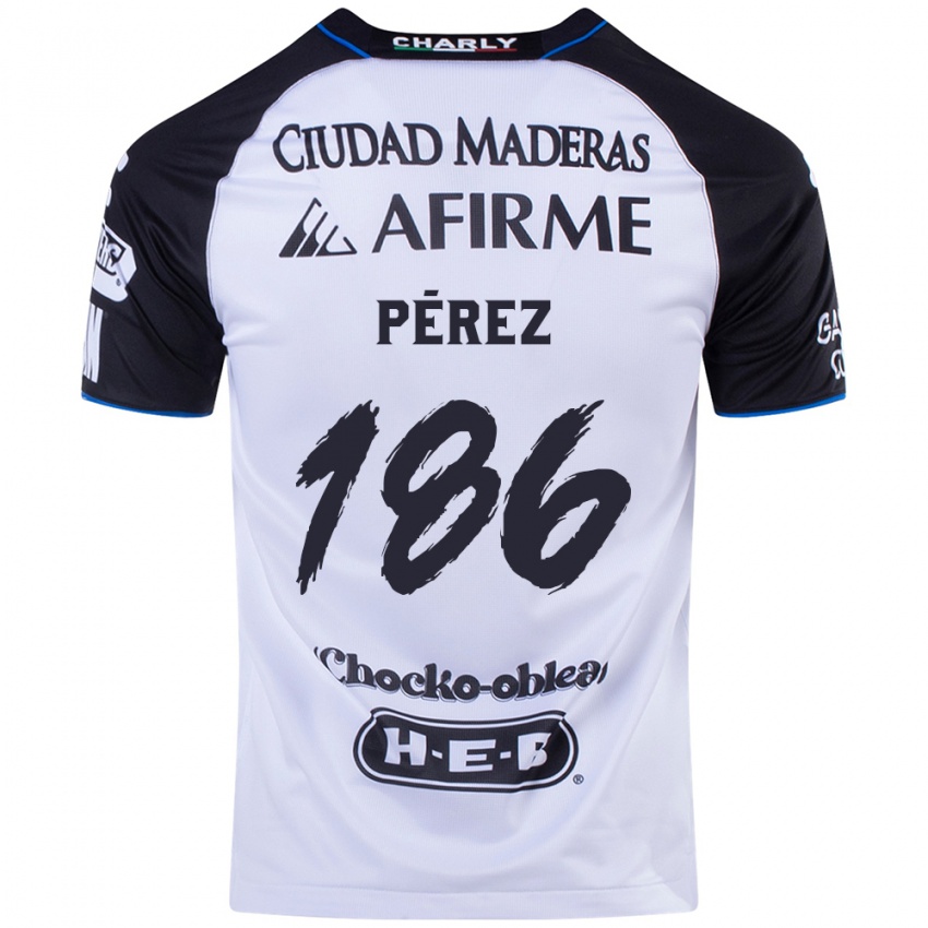 Hombre Camiseta José Pérez #186 Azul Negro 1ª Equipación 2024/25 La Camisa Argentina