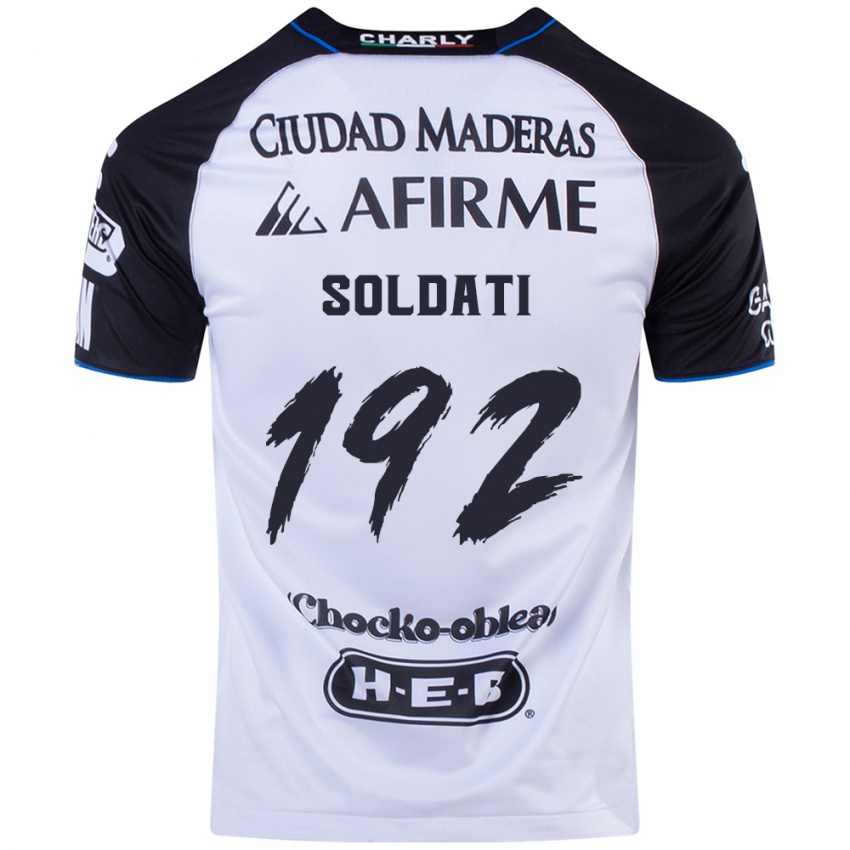 Hombre Camiseta Carlo Soldati #192 Azul Negro 1ª Equipación 2024/25 La Camisa Argentina