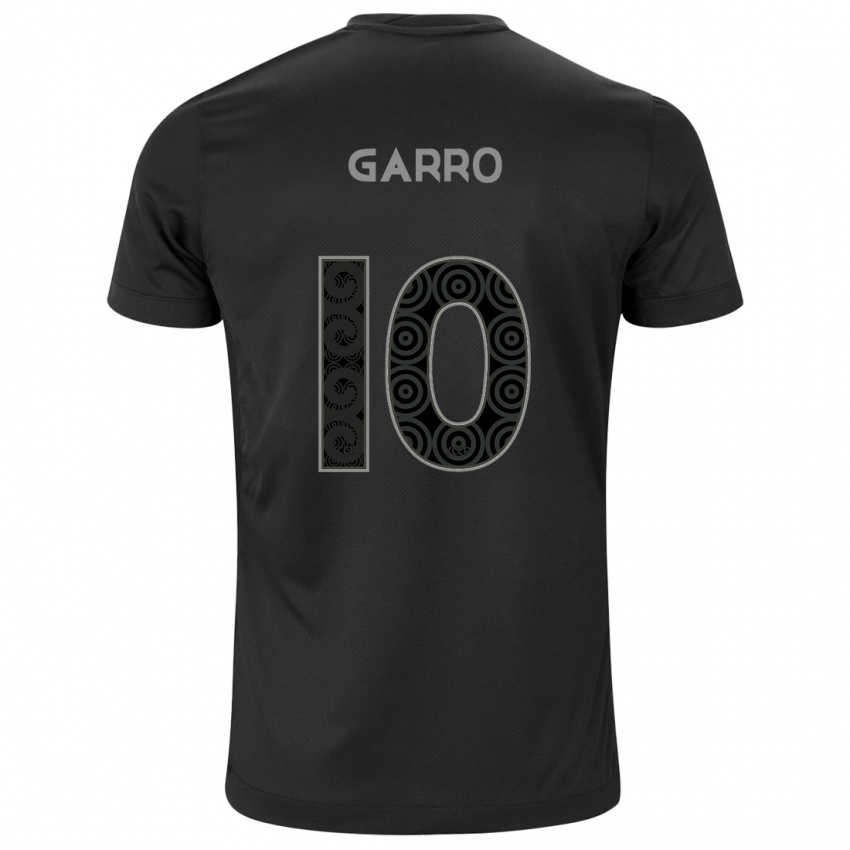 Hombre Camiseta Rodrigo Garro #10 Negro 2ª Equipación 2024/25 La Camisa Argentina