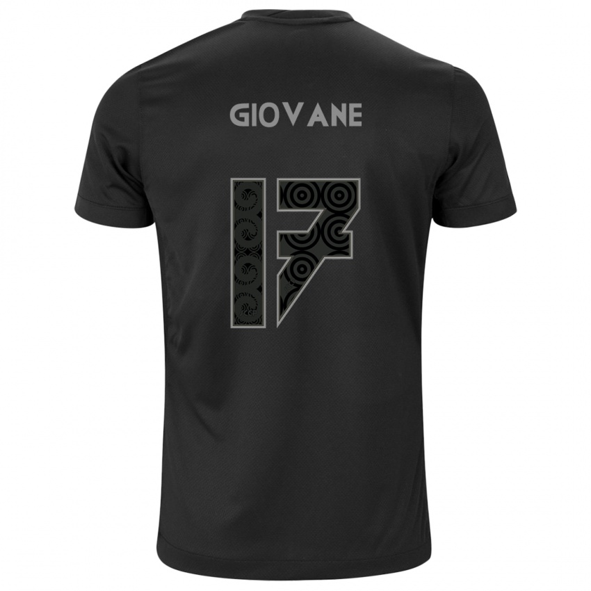 Hombre Camiseta Giovane #17 Negro 2ª Equipación 2024/25 La Camisa Argentina