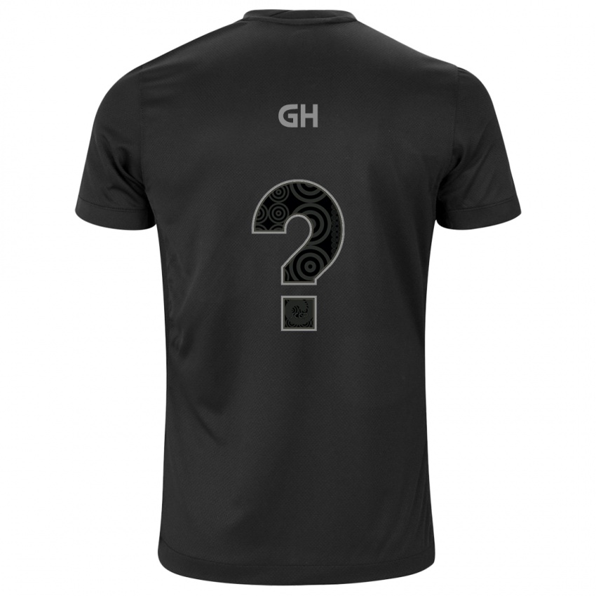 Hombre Camiseta Gh #0 Negro 2ª Equipación 2024/25 La Camisa Argentina