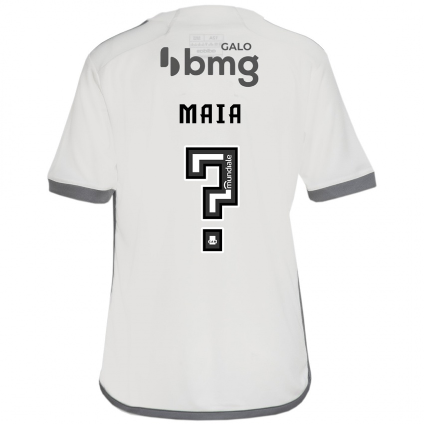 Hombre Camiseta Caio Maia #0 Blanquecino 2ª Equipación 2024/25 La Camisa Argentina