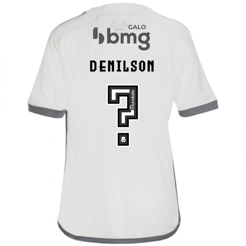 Hombre Camiseta Denilson #0 Blanquecino 2ª Equipación 2024/25 La Camisa Argentina