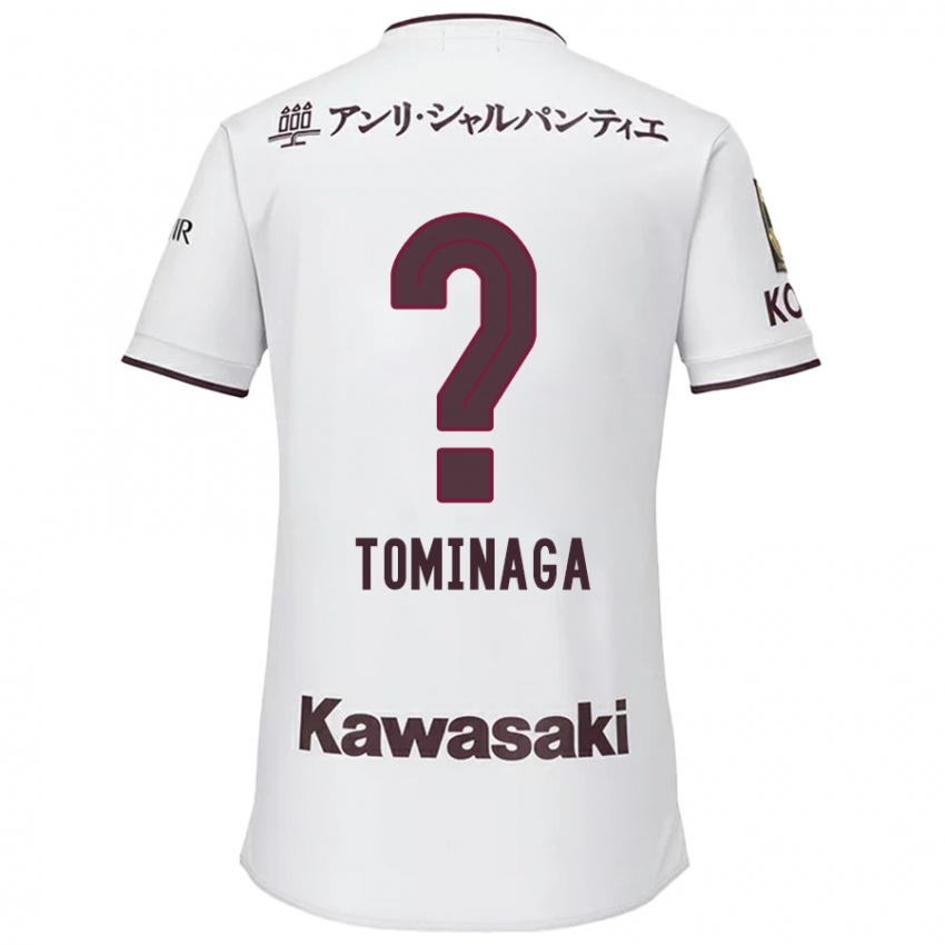 Hombre Camiseta Niina Tominaga #0 Blanco Rojo 2ª Equipación 2024/25 La Camisa Argentina