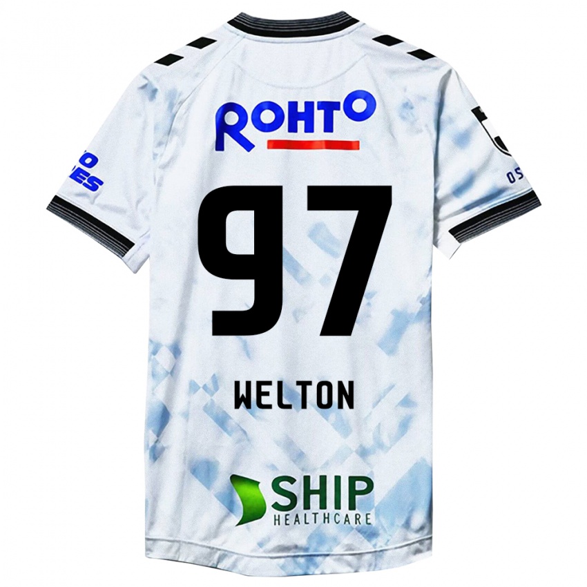 Hombre Camiseta Welton #97 Blanco Negro 2ª Equipación 2024/25 La Camisa Argentina