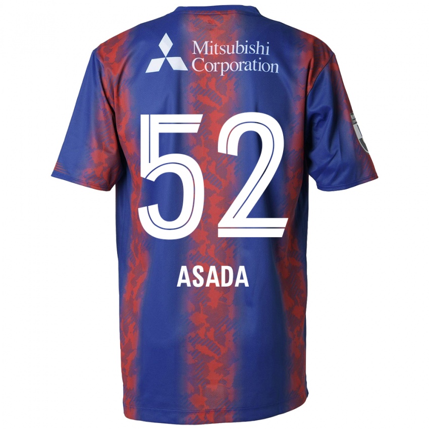 Mujer Camiseta Rui Asada #52 Azul Rojo 1ª Equipación 2024/25 La Camisa Argentina