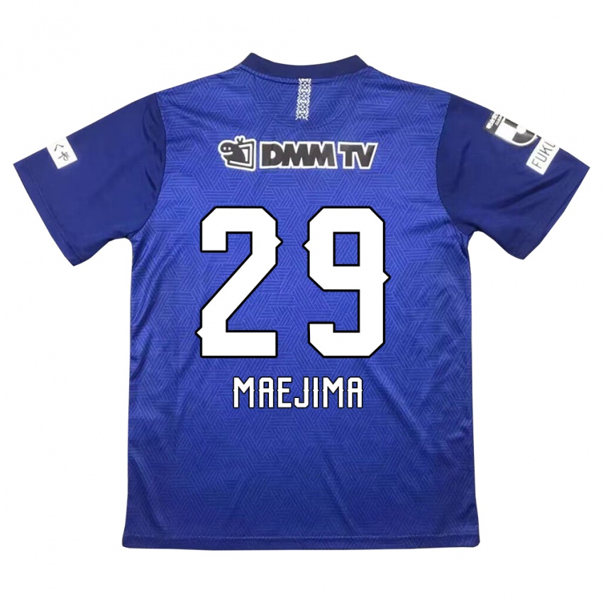 Mujer Camiseta Yota Maejima #29 Azul Oscuro 1ª Equipación 2024/25 La Camisa Argentina