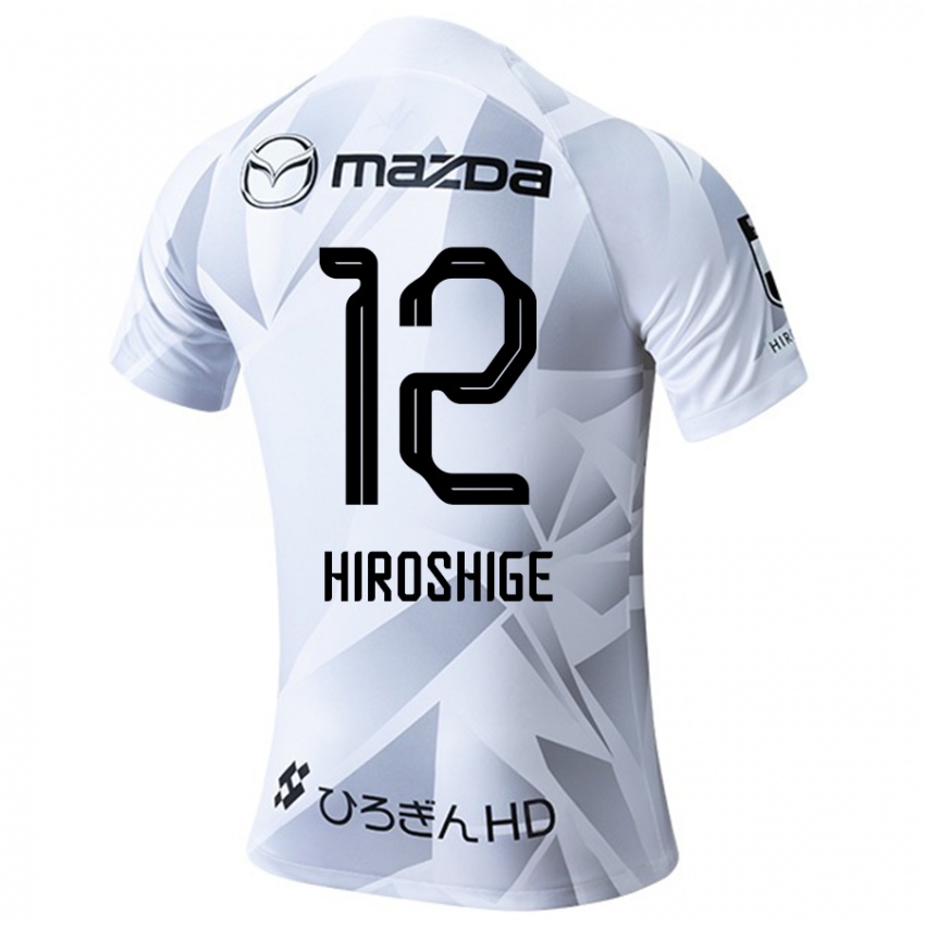 Mujer Camiseta Soma Hiroshige #12 Blanco Gris Negro 2ª Equipación 2024/25 La Camisa Argentina