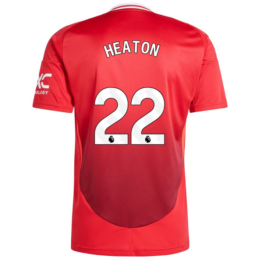 Niño Camiseta Tom Heaton #22 Rojo Brillante 1ª Equipación 2024/25 La Camisa Argentina