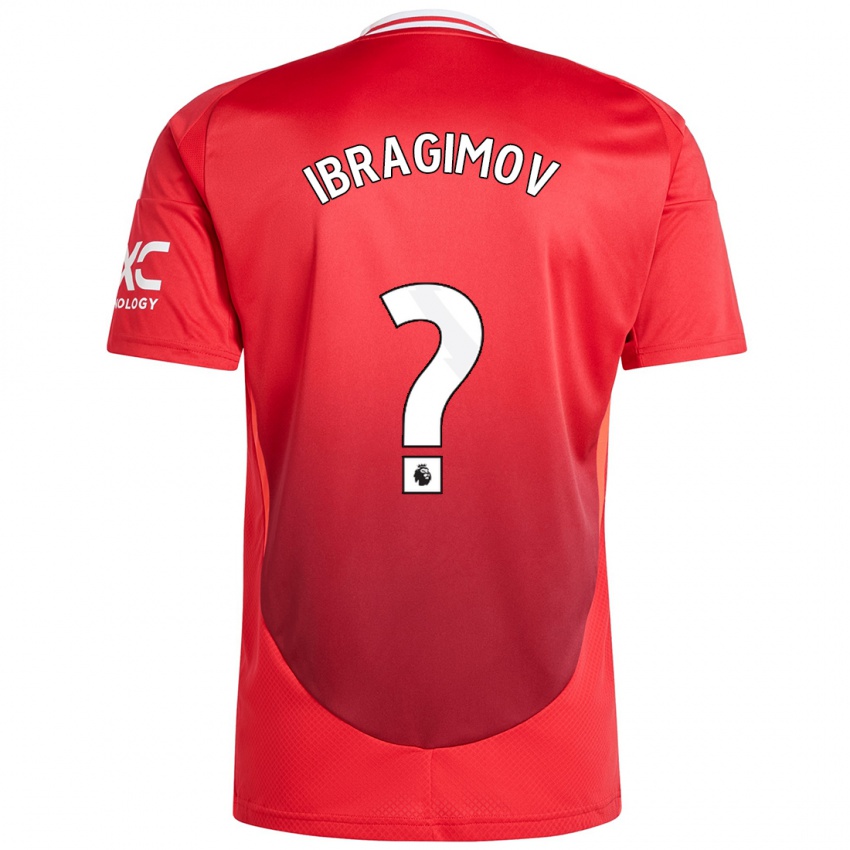 Niño Camiseta Amir Ibragimov #0 Rojo Brillante 1ª Equipación 2024/25 La Camisa Argentina