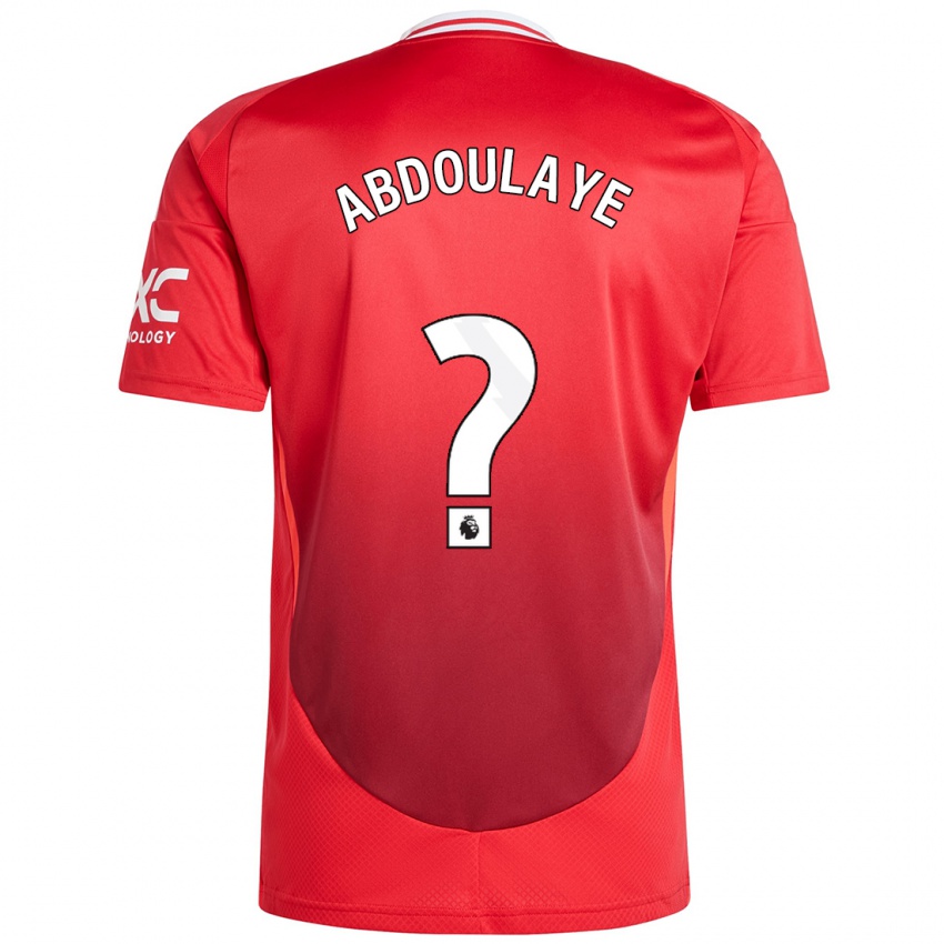 Niño Camiseta Douka Abdoulaye #0 Rojo Brillante 1ª Equipación 2024/25 La Camisa Argentina