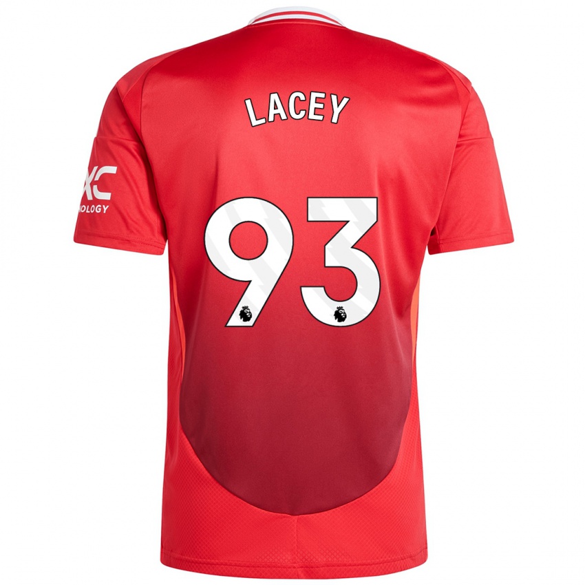 Niño Camiseta Shea Lacey #93 Rojo Brillante 1ª Equipación 2024/25 La Camisa Argentina