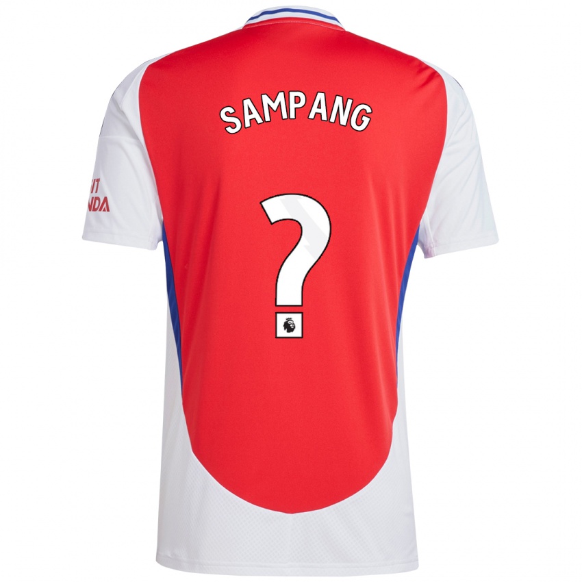 Niño Camiseta Saurap Sampang #0 Rojo Blanco 1ª Equipación 2024/25 La Camisa Argentina