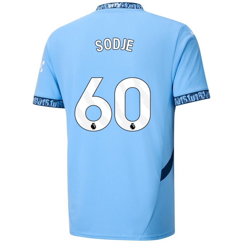 Niño Camiseta Tai Sodje #60 Azul Marino 1ª Equipación 2024/25 La Camisa Argentina