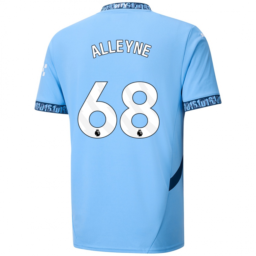 Niño Camiseta Max Alleyne #68 Azul Marino 1ª Equipación 2024/25 La Camisa Argentina