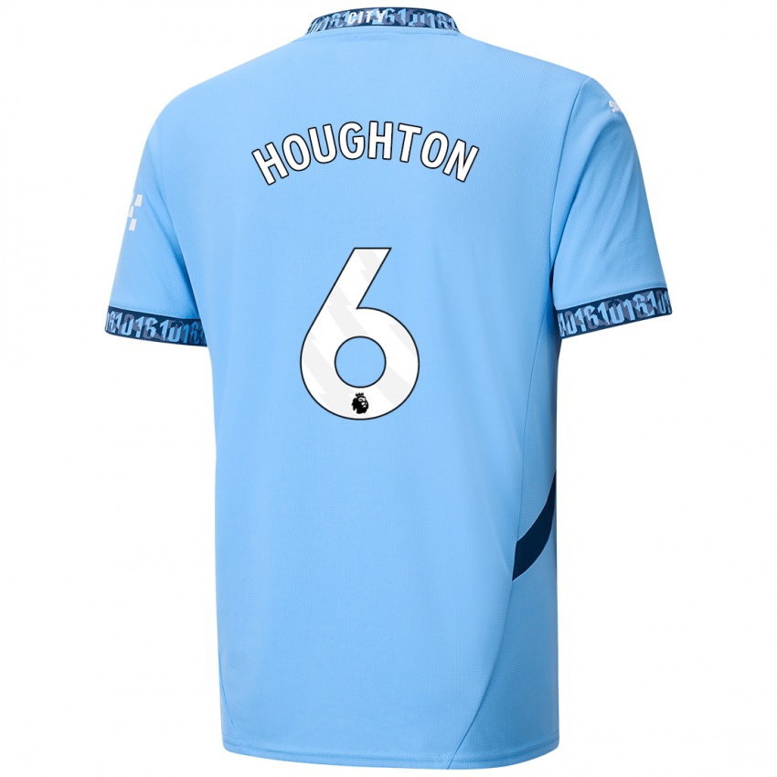 Niño Camiseta Steph Houghton #6 Azul Marino 1ª Equipación 2024/25 La Camisa Argentina