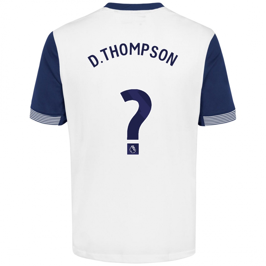 Niño Camiseta Dylan Thompson #0 Blanco Azul 1ª Equipación 2024/25 La Camisa Argentina