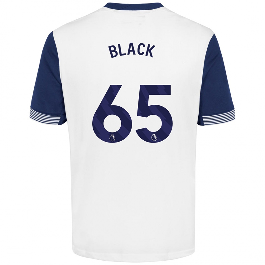 Niño Camiseta Leo Black #65 Blanco Azul 1ª Equipación 2024/25 La Camisa Argentina