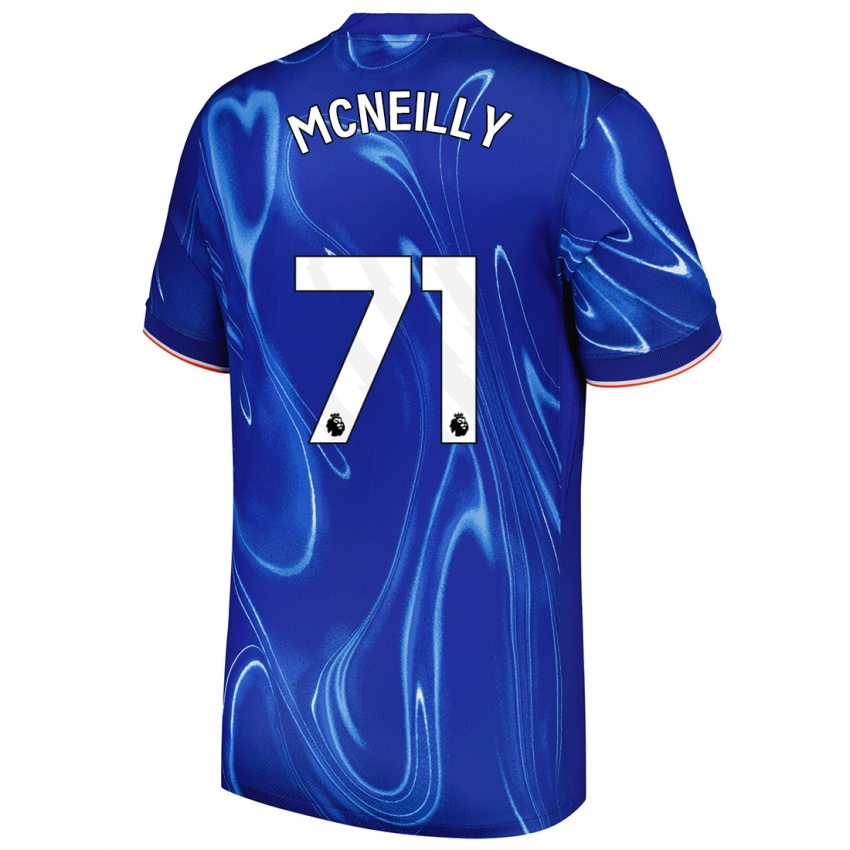 Niño Camiseta Donnell Mcneilly #71 Azul Blanco 1ª Equipación 2024/25 La Camisa Argentina