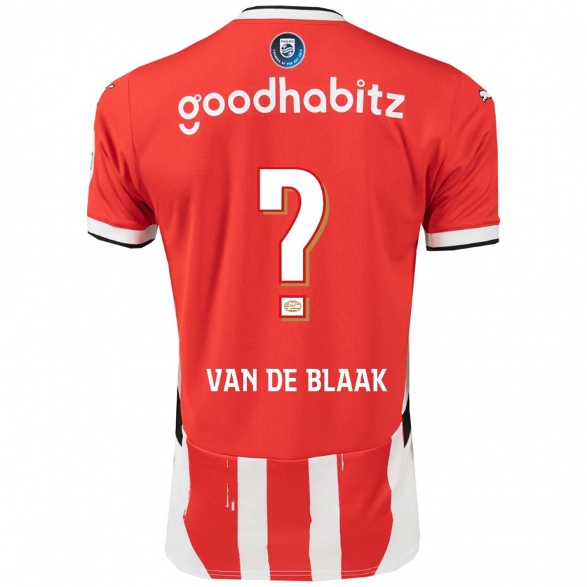 Niño Camiseta Emmanuel Van De Blaak #0 Rojo Blanco 1ª Equipación 2024/25 La Camisa Argentina