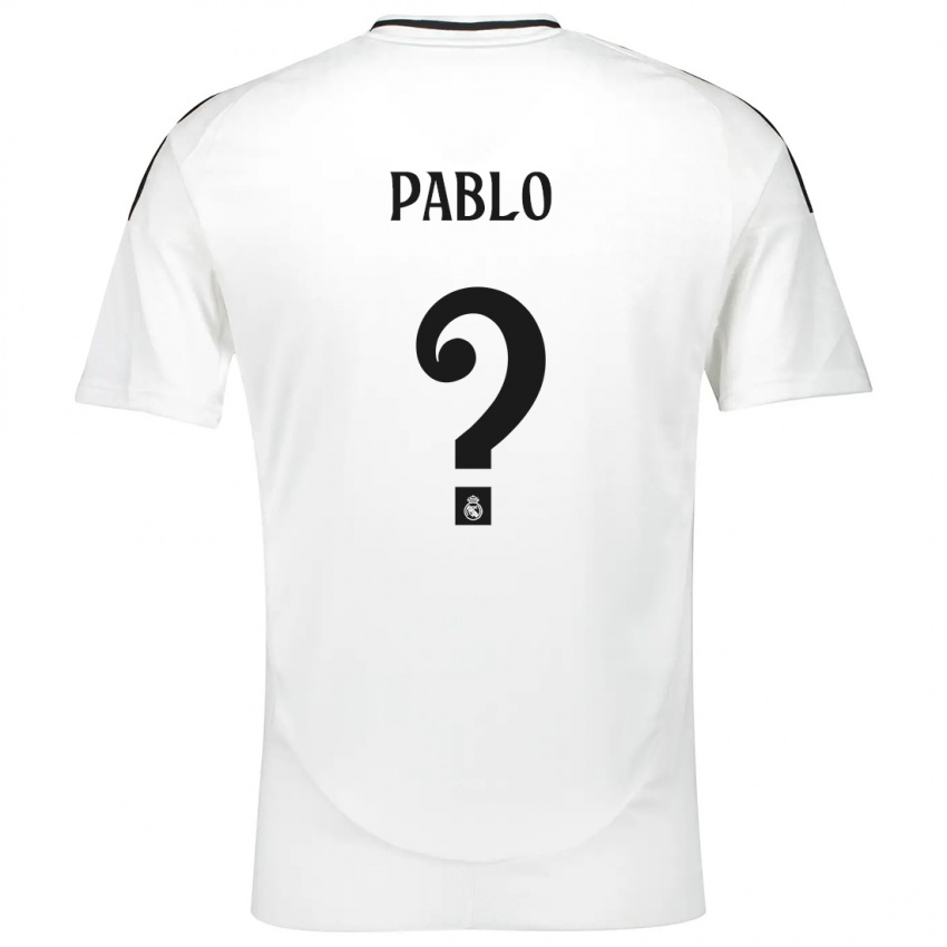 Niño Camiseta Pablo Ramón #0 Blanco 1ª Equipación 2024/25 La Camisa Argentina