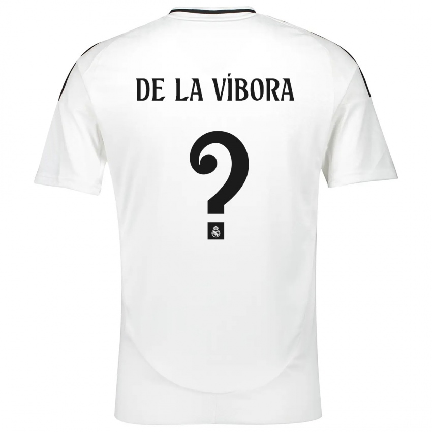 Niño Camiseta David De La Víbora #0 Blanco 1ª Equipación 2024/25 La Camisa Argentina