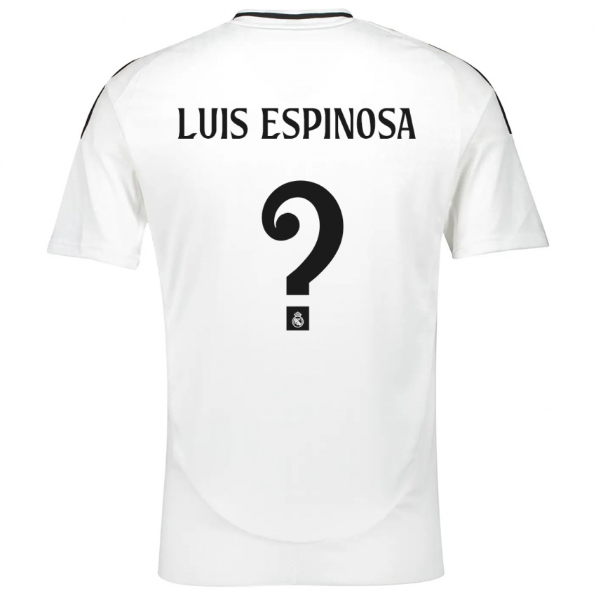 Niño Camiseta José Luis Espinosa #0 Blanco 1ª Equipación 2024/25 La Camisa Argentina