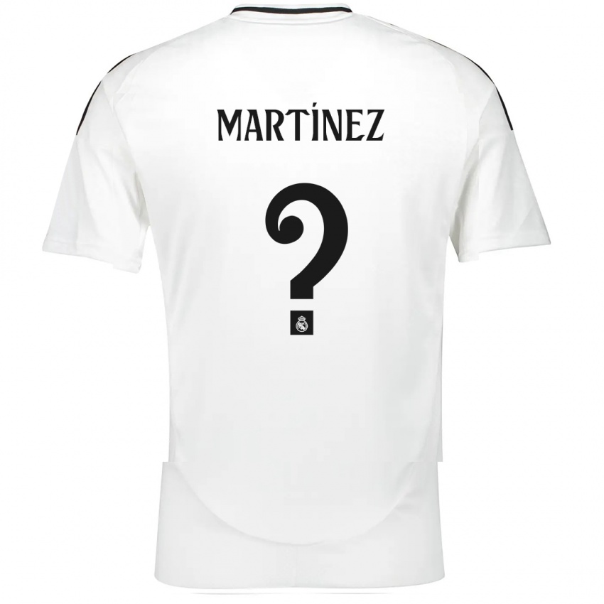 Niño Camiseta Antonio Martínez #0 Blanco 1ª Equipación 2024/25 La Camisa Argentina