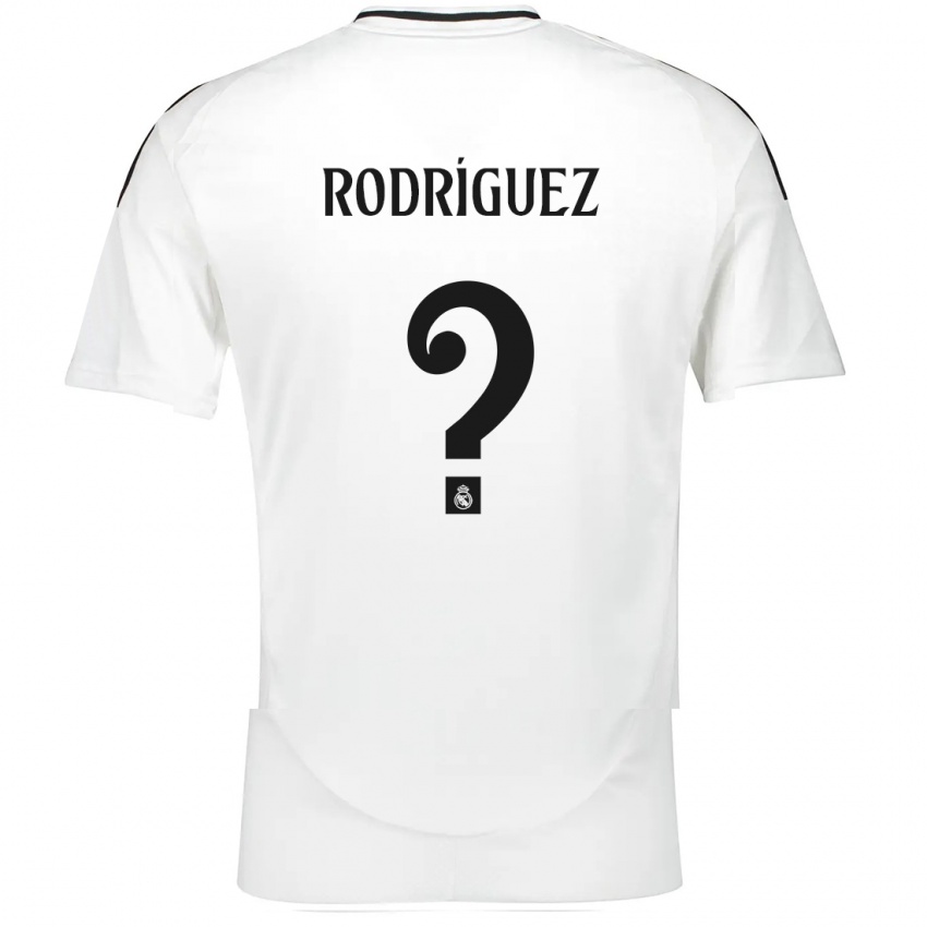 Niño Camiseta Álvaro Rodríguez #0 Blanco 1ª Equipación 2024/25 La Camisa Argentina