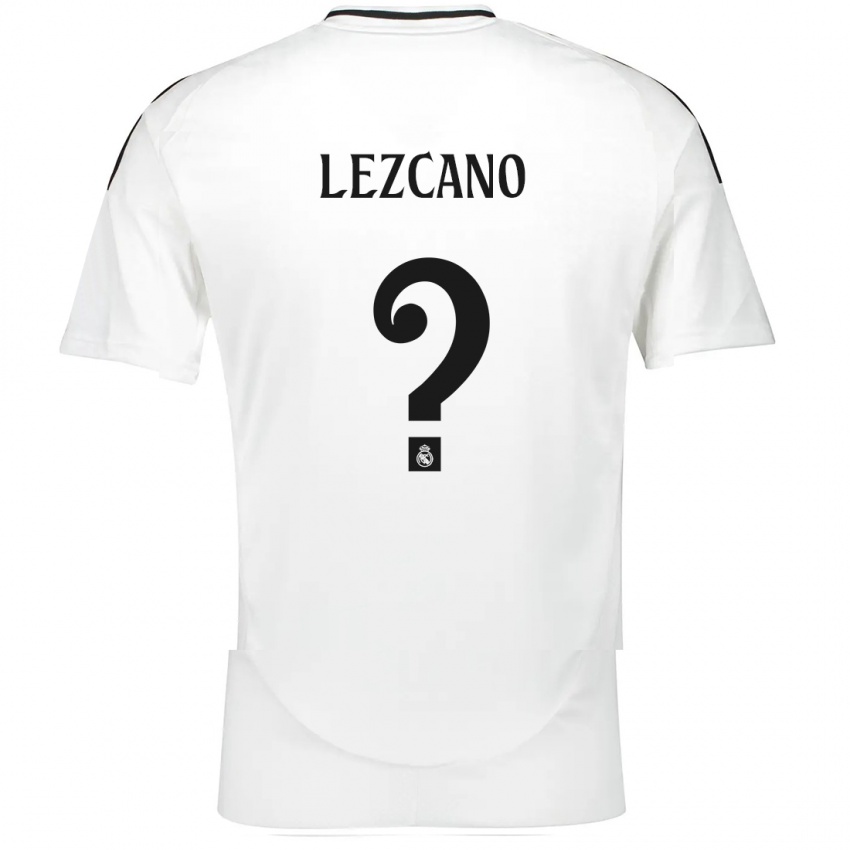 Niño Camiseta Álvaro Lezcano #0 Blanco 1ª Equipación 2024/25 La Camisa Argentina