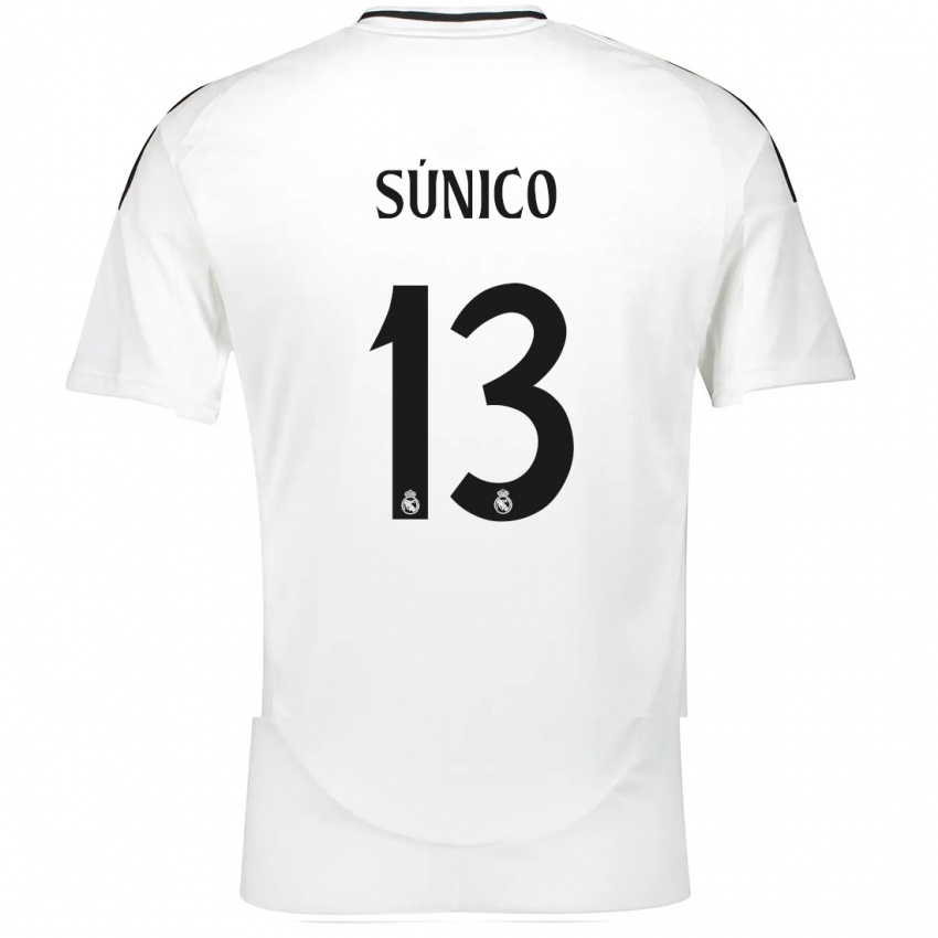 Niño Camiseta Guille Súnico #13 Blanco 1ª Equipación 2024/25 La Camisa Argentina