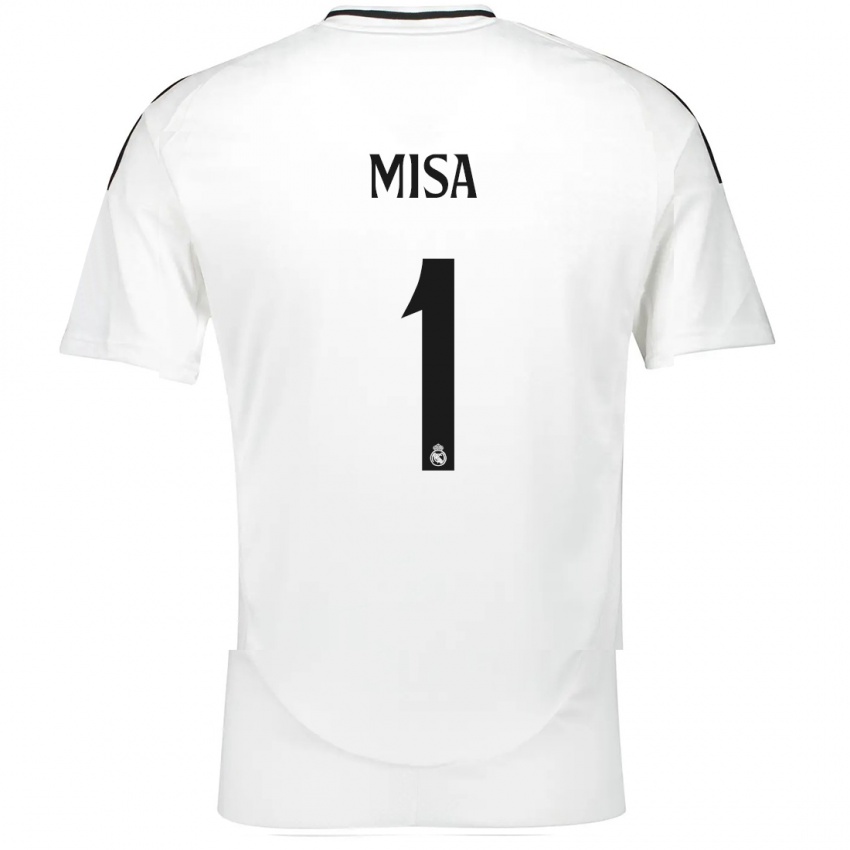 Niño Camiseta Misa Rodríguez #1 Blanco 1ª Equipación 2024/25 La Camisa Argentina