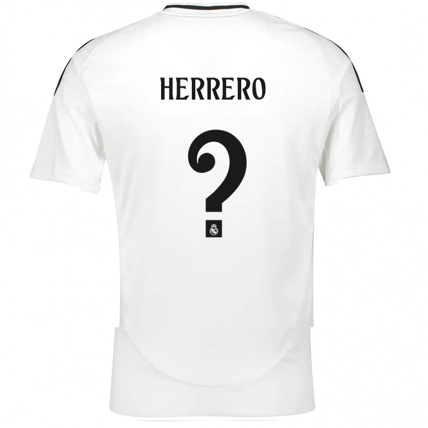 Niño Camiseta Enrique Herrero #0 Blanco 1ª Equipación 2024/25 La Camisa Argentina