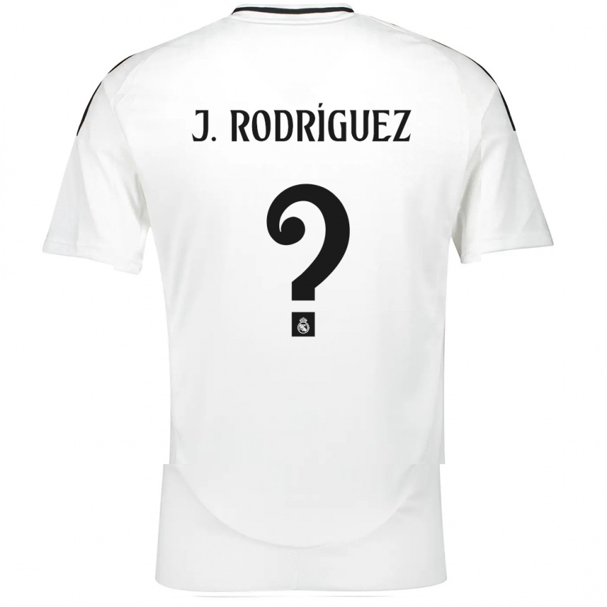 Niño Camiseta Juan Rodríguez #0 Blanco 1ª Equipación 2024/25 La Camisa Argentina