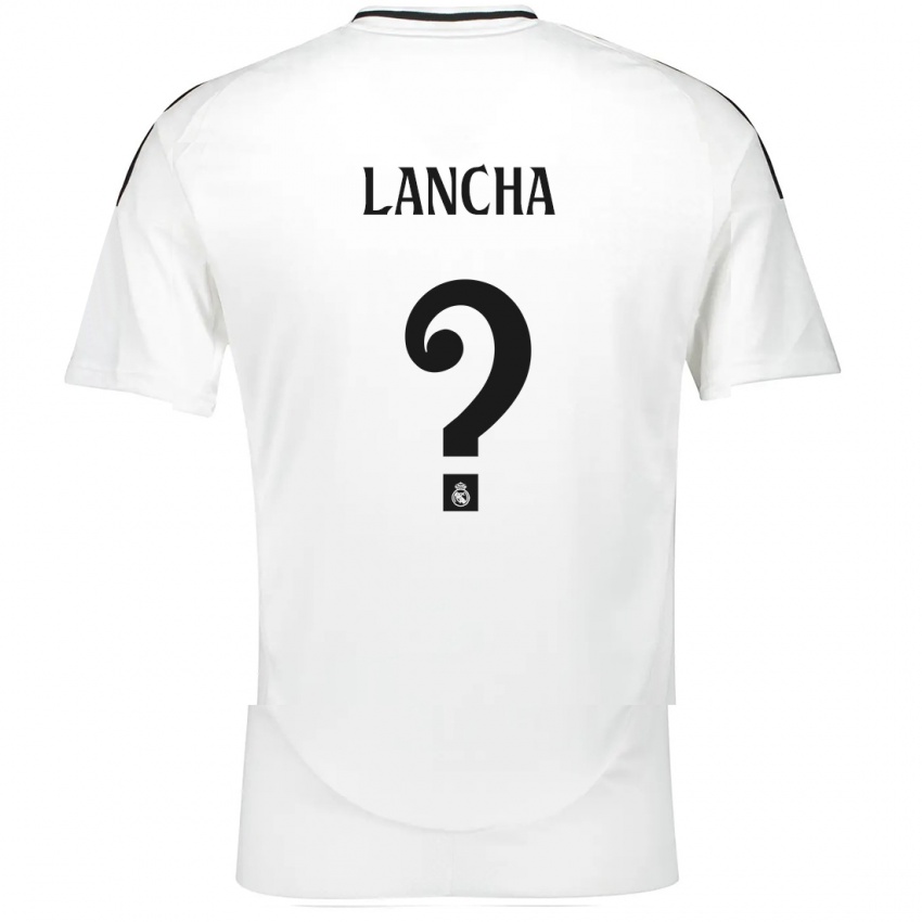 Niño Camiseta Yeray Lancha #0 Blanco 1ª Equipación 2024/25 La Camisa Argentina