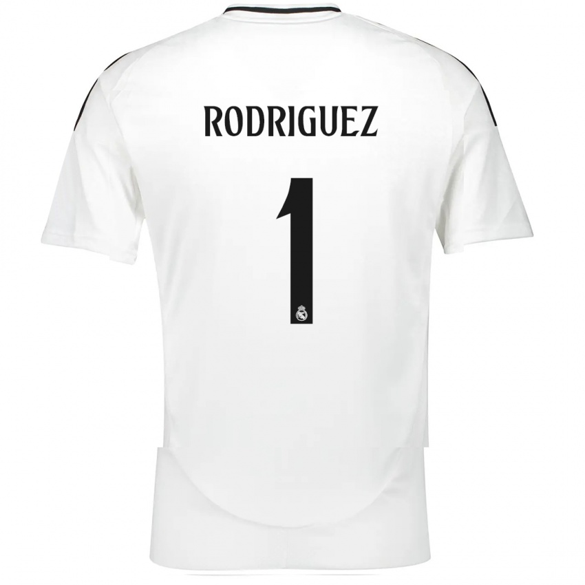 Niño Camiseta Misa Rodriguez #1 Blanco 1ª Equipación 2024/25 La Camisa Argentina