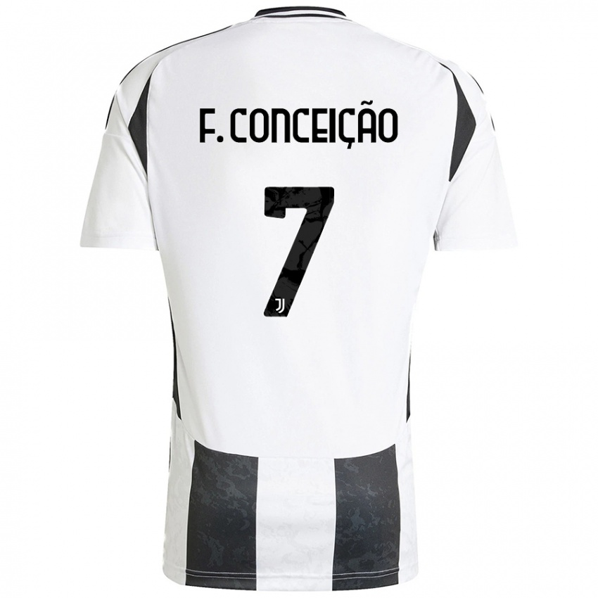 Niño Camiseta Francisco Conceicao #7 Azul Blanco 1ª Equipación 2024/25 La Camisa Argentina